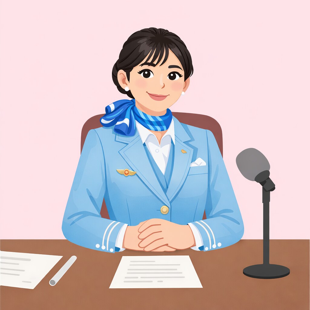 元国際線CAがエアライン受験の面接対策します 【非リアルタイム模擬面接】JAL・ANA・外資の内定実績あり イメージ1