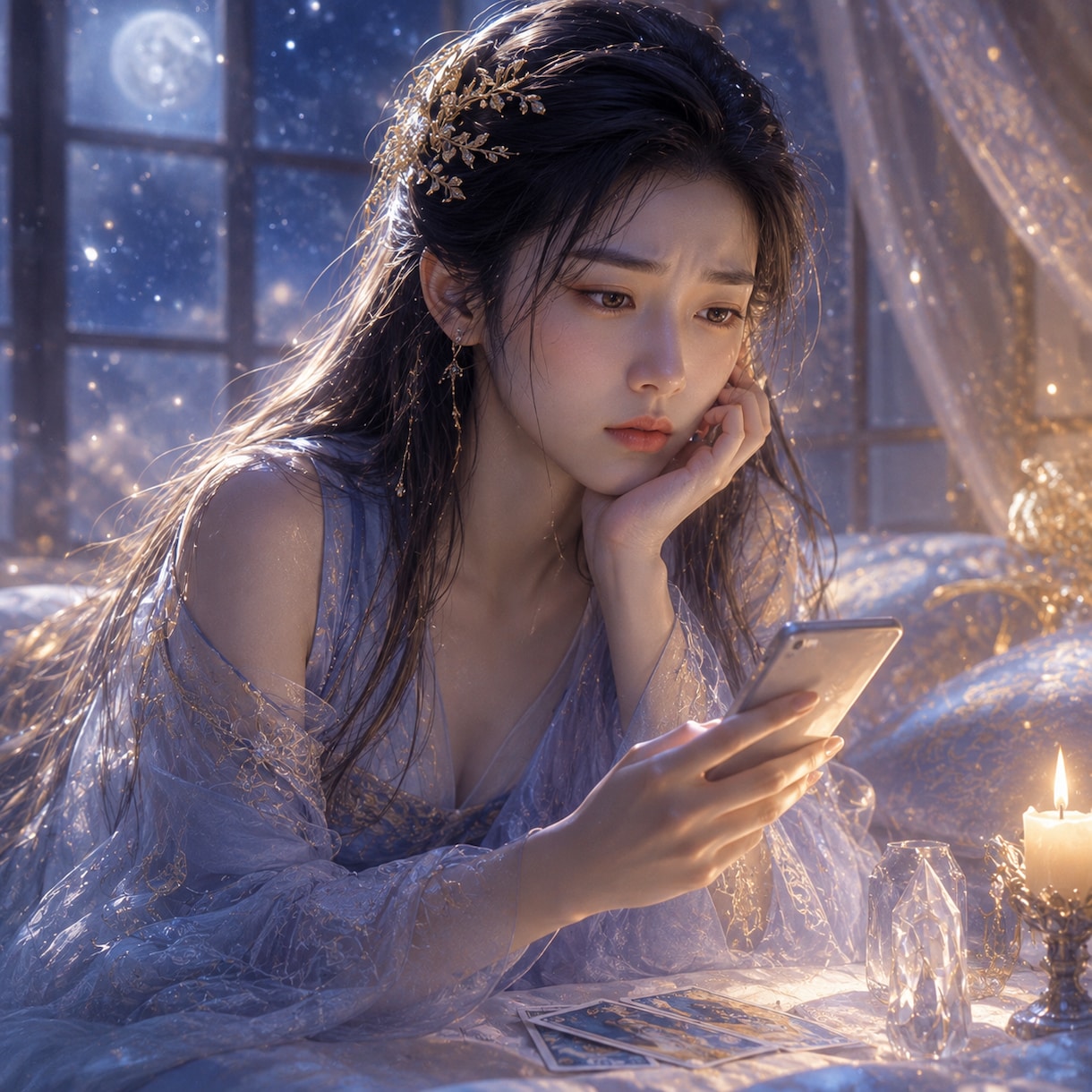 恋が苦しくて眠れない|あの人の本音を鑑定します 今夜ひとりで抱え込まずに。お気持ちごと丁寧に受け止めます イメージ4