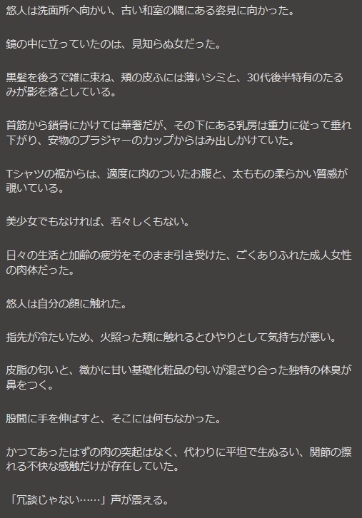 あなたが主役の男女入れ替わり・女装小説を執筆します あなた向けのオリジナル小説を作成します。 イメージ4