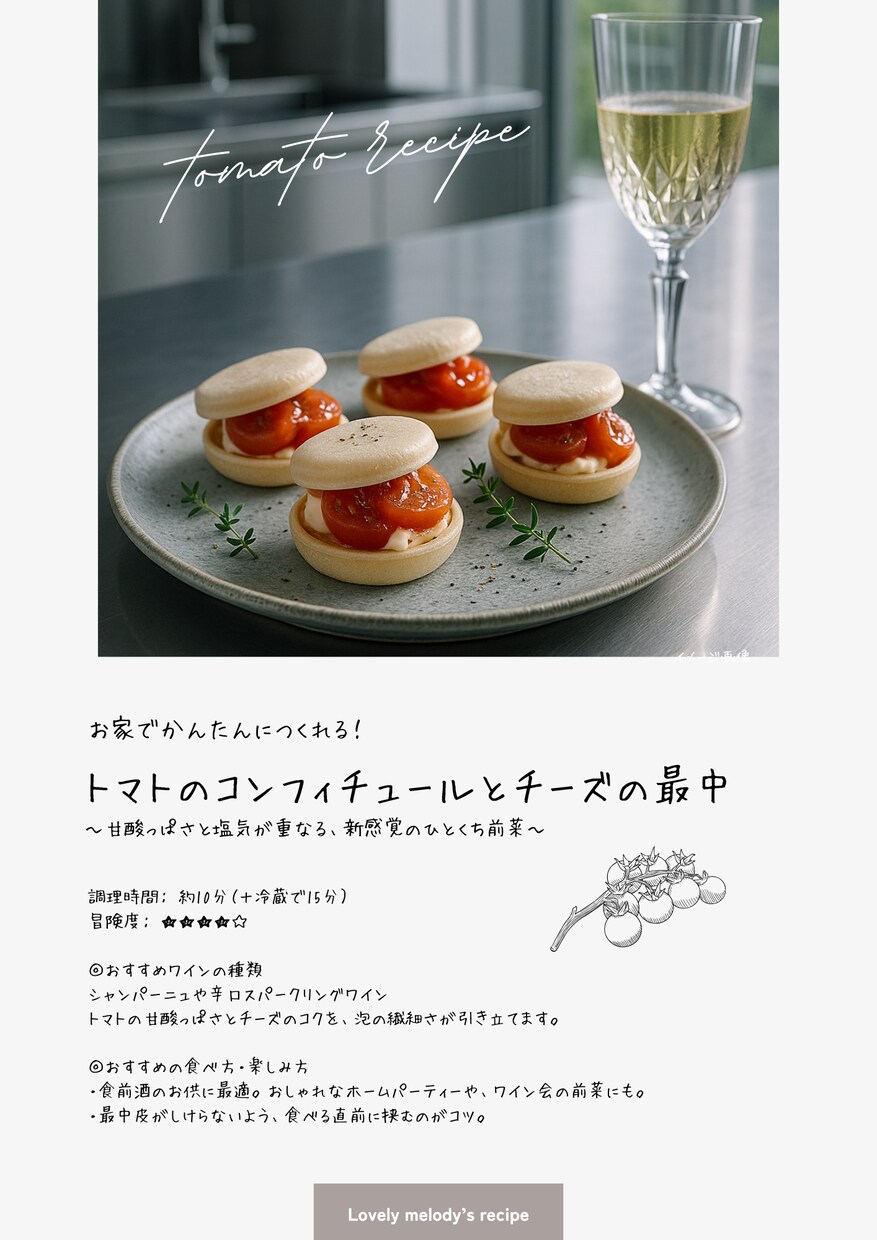 PDF不要／乾杯♪ワインに合うレシピをお届けします 乾杯♪簡単レシピ×ワインでちょっぴり贅沢なひとときを…♡ イメージ1