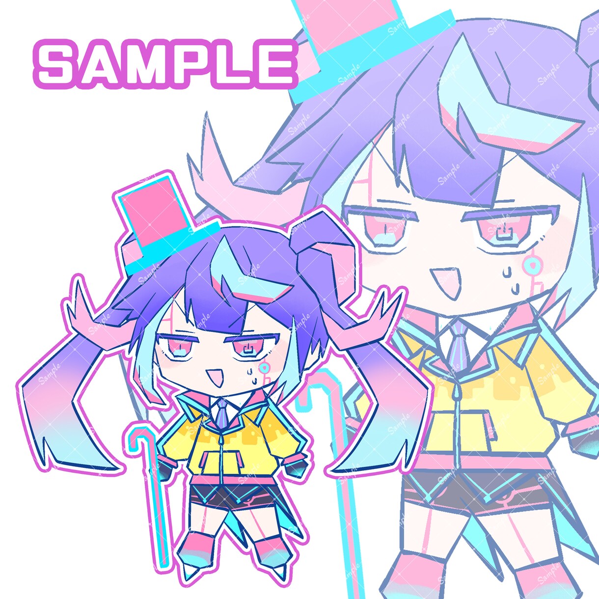 ミニキャライラストを描きます 商用利用もOK！さまざまな場面で使用可能！ イメージ8