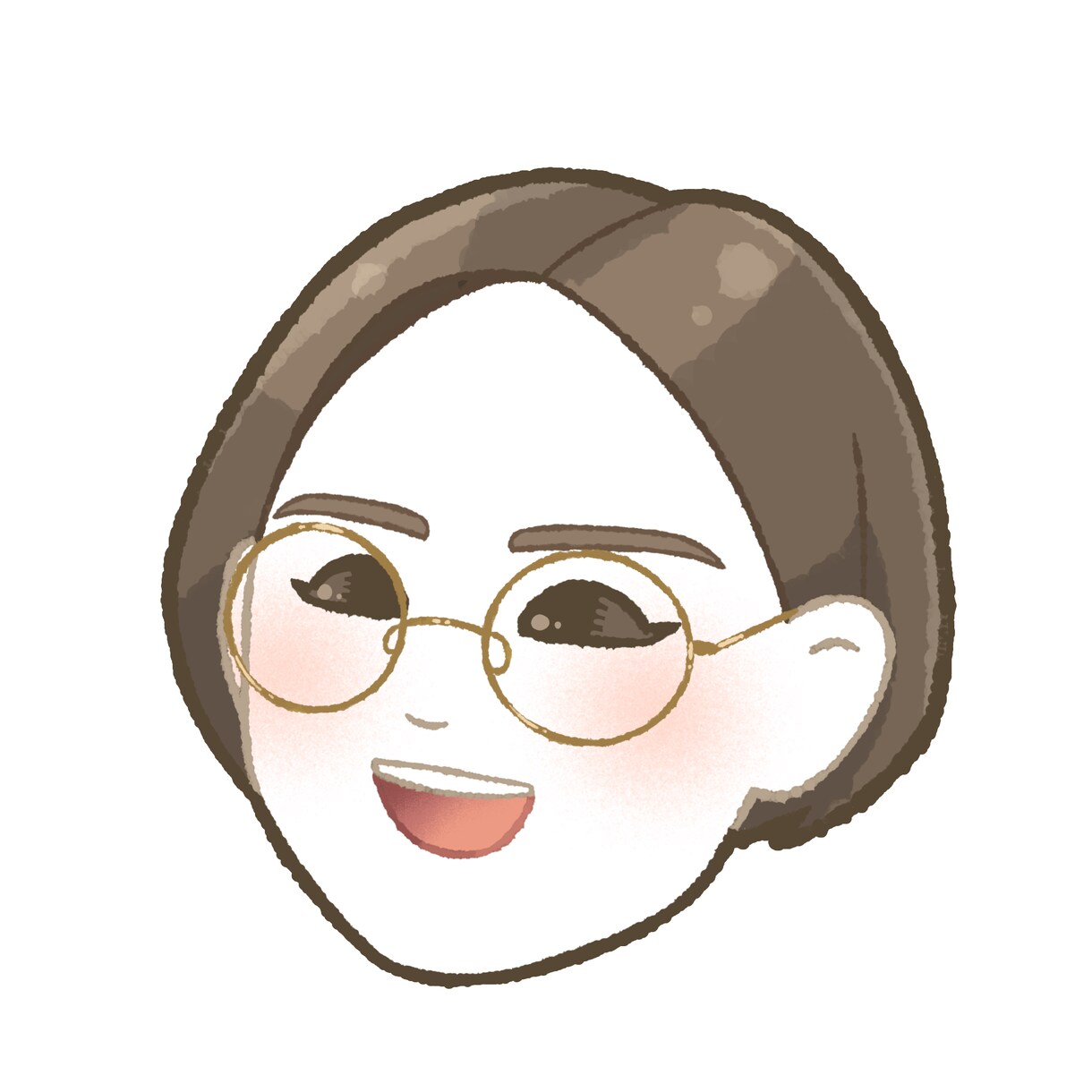 ポップでかわいいデフォルメ似顔絵制作します 名刺に！ブログに！アイコンに！3つの背景データを納品します♪ イメージ9