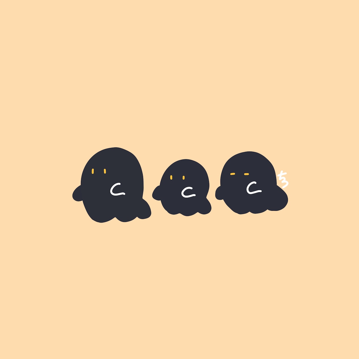 シンプルちまっとしたゆるかわいいイラスト描きます ちまっとゆるかわいいをお届けします イメージ5