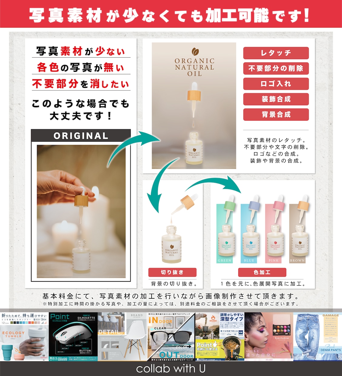 アマゾン・楽天・ヤフー等の商品画像を作成致します [セット] 画像作成実績多数！丸投げ/詳細指示どちらも可！p イメージ5