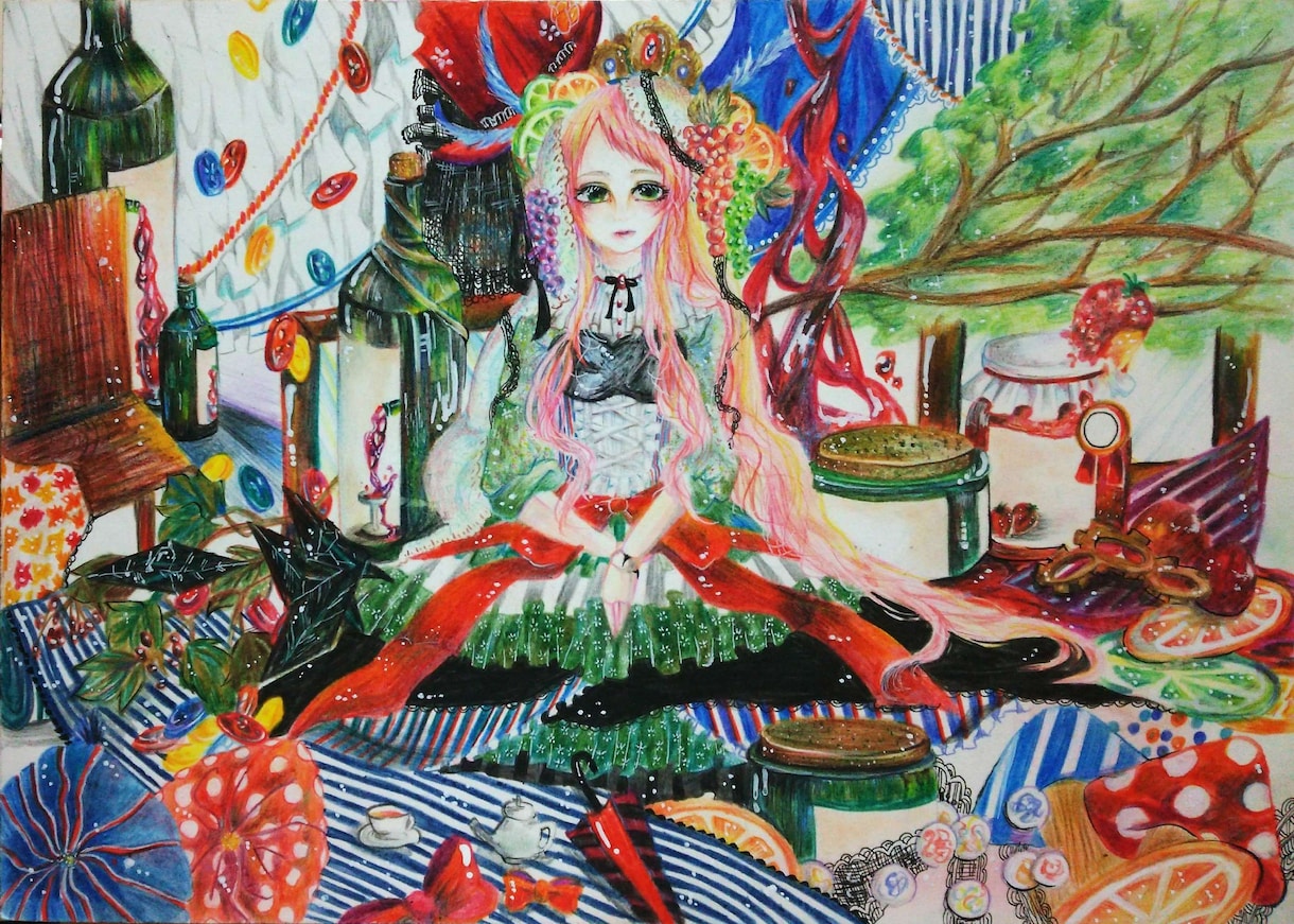あなたの為だけの一枚絵をお届けします 世界観から色タッチまで明るくも暗くもあなた次第に！ イメージ7