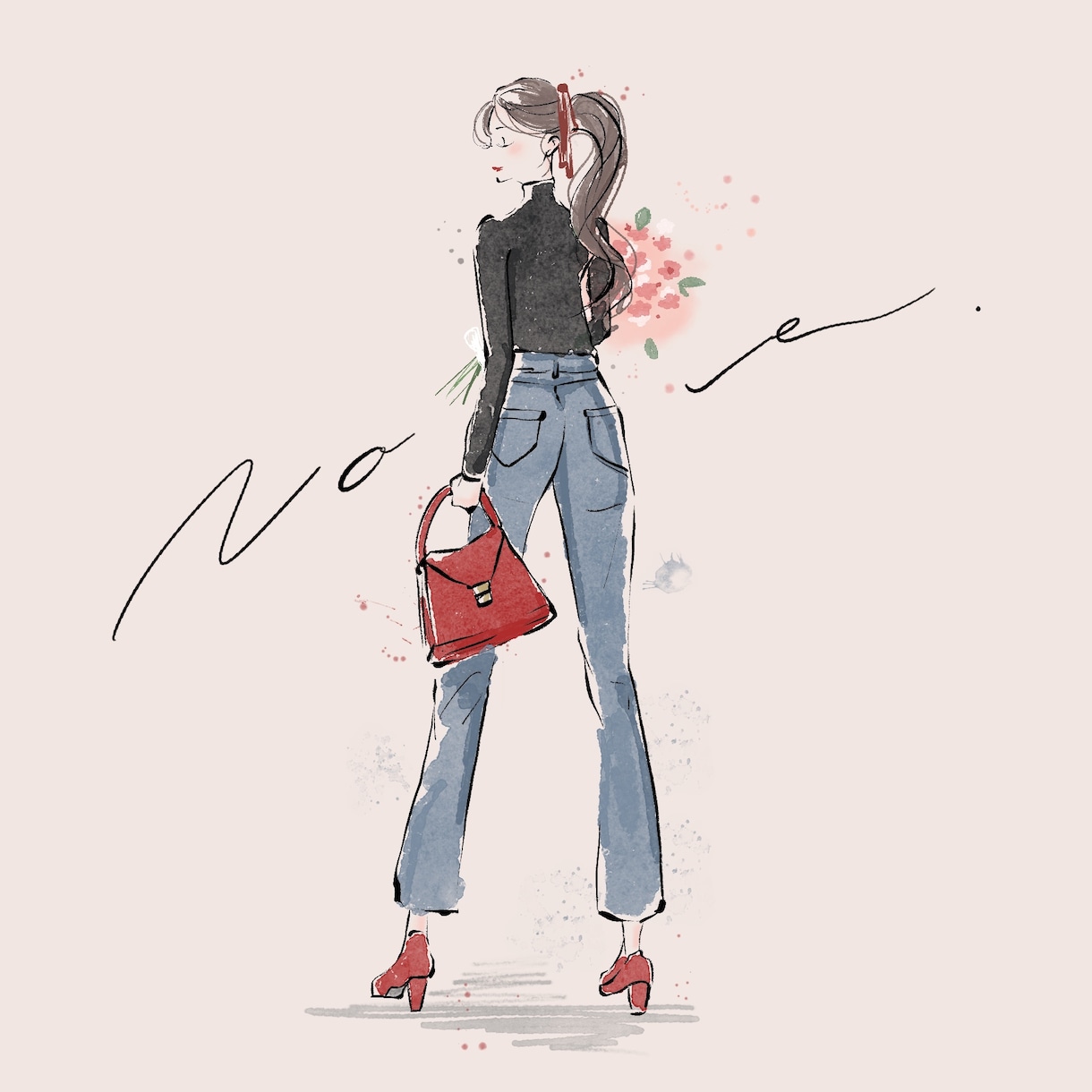 SNSのアイコンなどに！大人可愛いイラスト描きます あなたの理想の女性像をイラストにします イメージ7