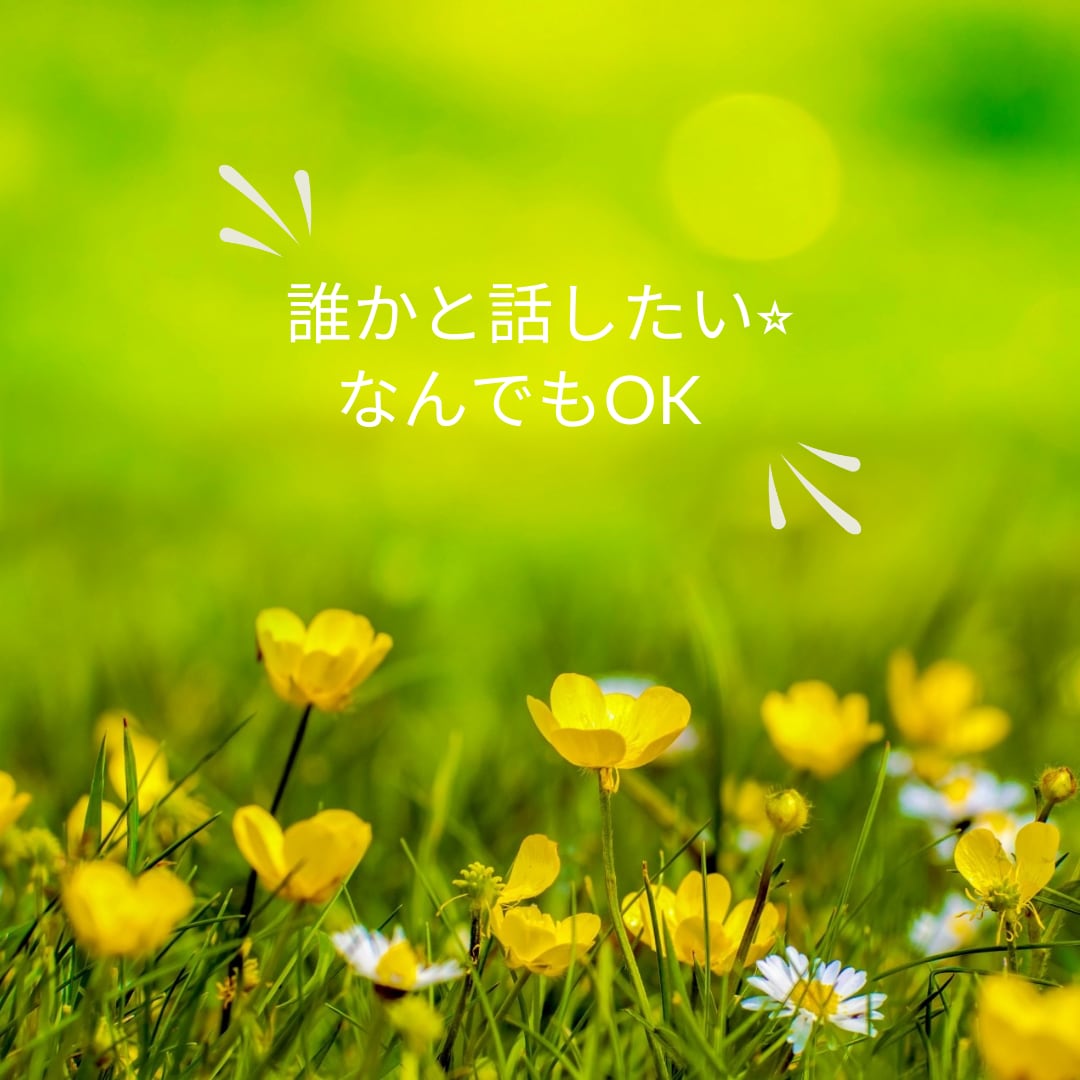 誰かと話したい！どんなお話もお聞きします 愚痴、悩み、雑談なんでも大丈夫。あなたに寄り添います。 イメージ2