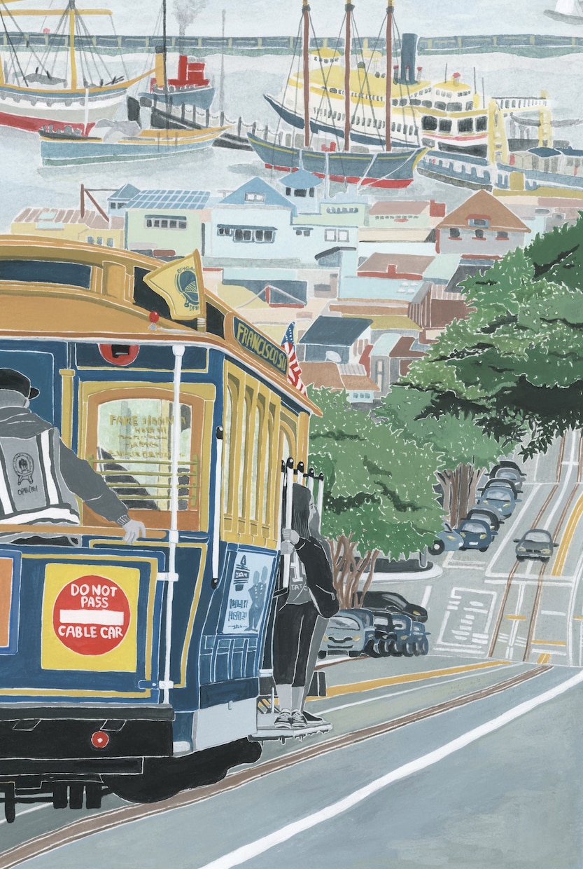 思い出の風景、憧れの風景を描きます 写真をもとにシンプルに、繊細に風景や人々を描きます イメージ4