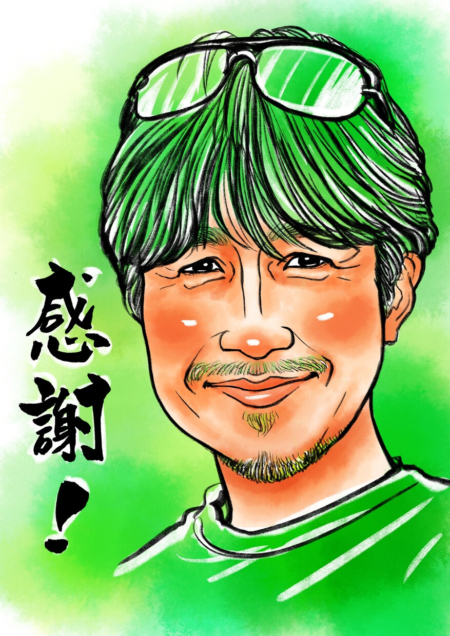 記念日に★感謝のギフト大切な人似顔絵お描きします 大切な人へのプレゼントにも♡7万人の笑顔を描いてきました イメージ5