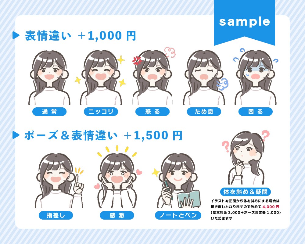 オリジナルイラストの素敵なアイコンお描きします 商用利用可能！SNS、ブログ等で印象アップ♪ イメージ3