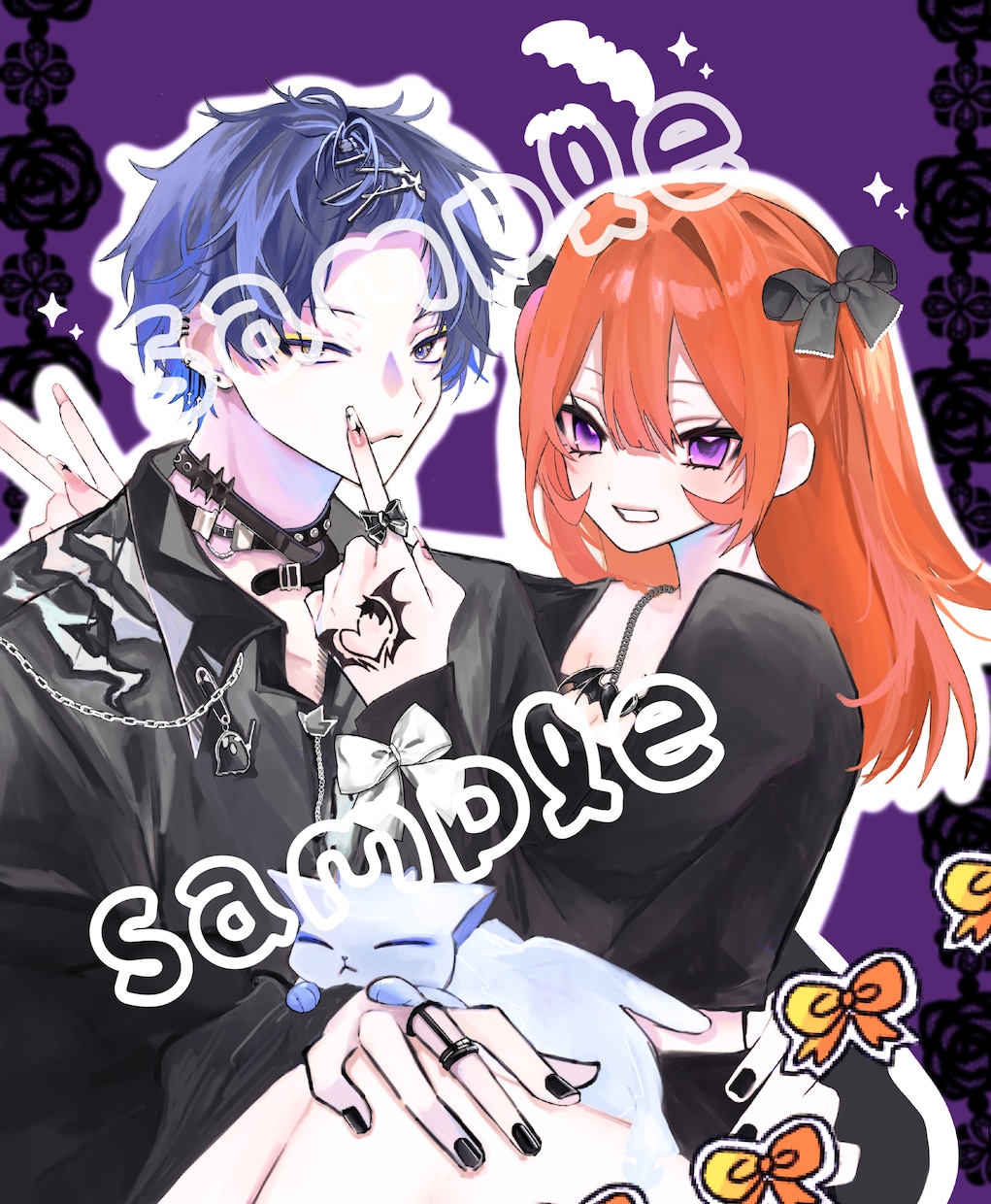 夢絵/単体絵/コテ同お描きします ネイルやアクセサリー、衣装の装飾までこだわります。 イメージ1