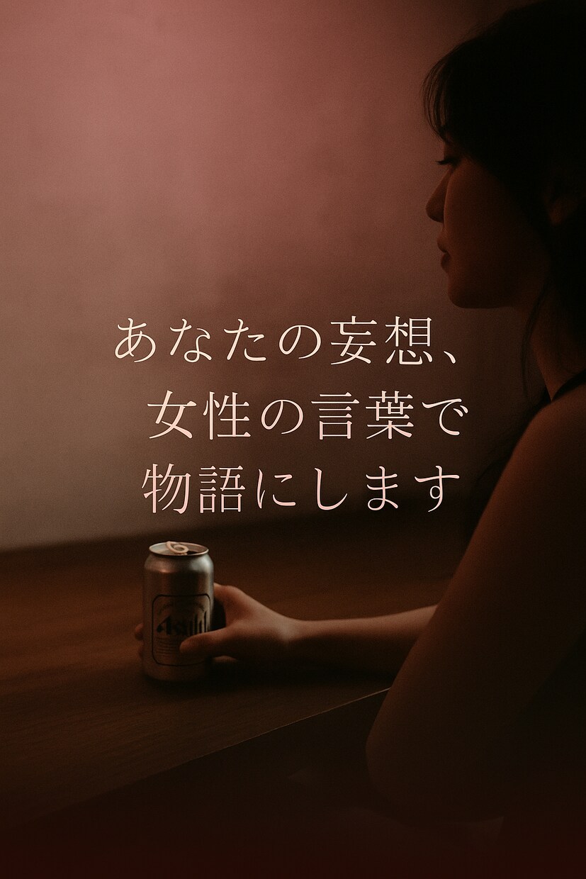 あなたの中の“物語”をエモーショナルに言語化します 妄想・体験・心の奥の感情まで、女性視点で丁寧にすくい取ります イメージ1