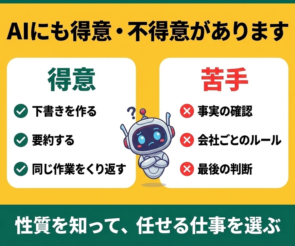 業務の自動化ポイントとAI活用をアドバイスします 教えるプロ×作るプロが、AIに任せる仕事を仕分けます イメージ2