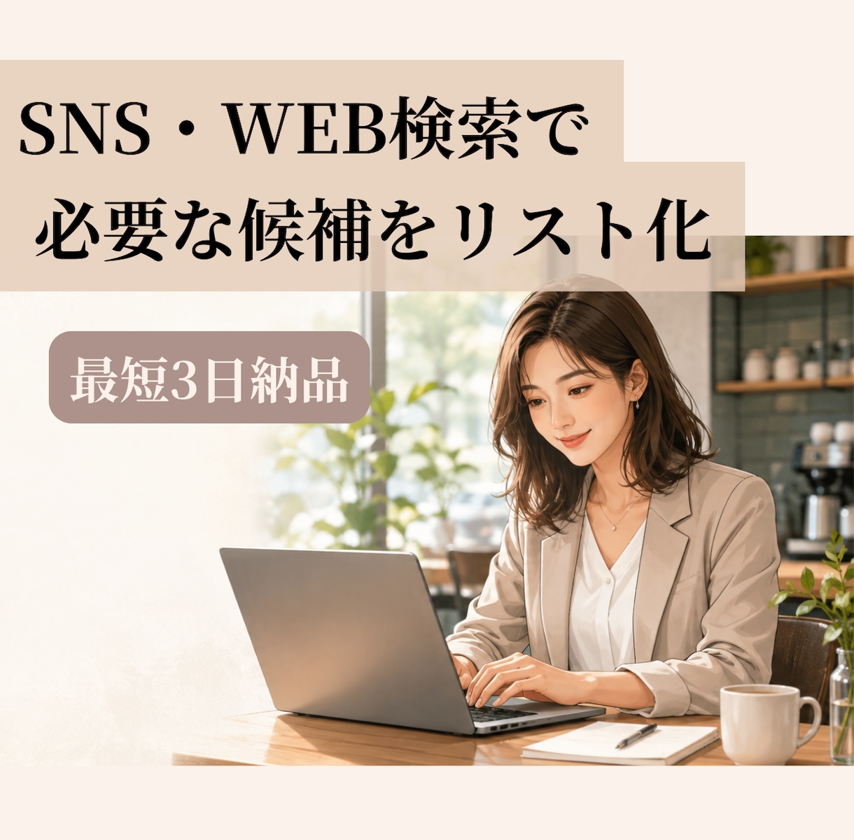 高評価実績多数!リストを短納期で納品します 複雑な条件無しのリスト作成を、早く・分かりやすく作成 イメージ1
