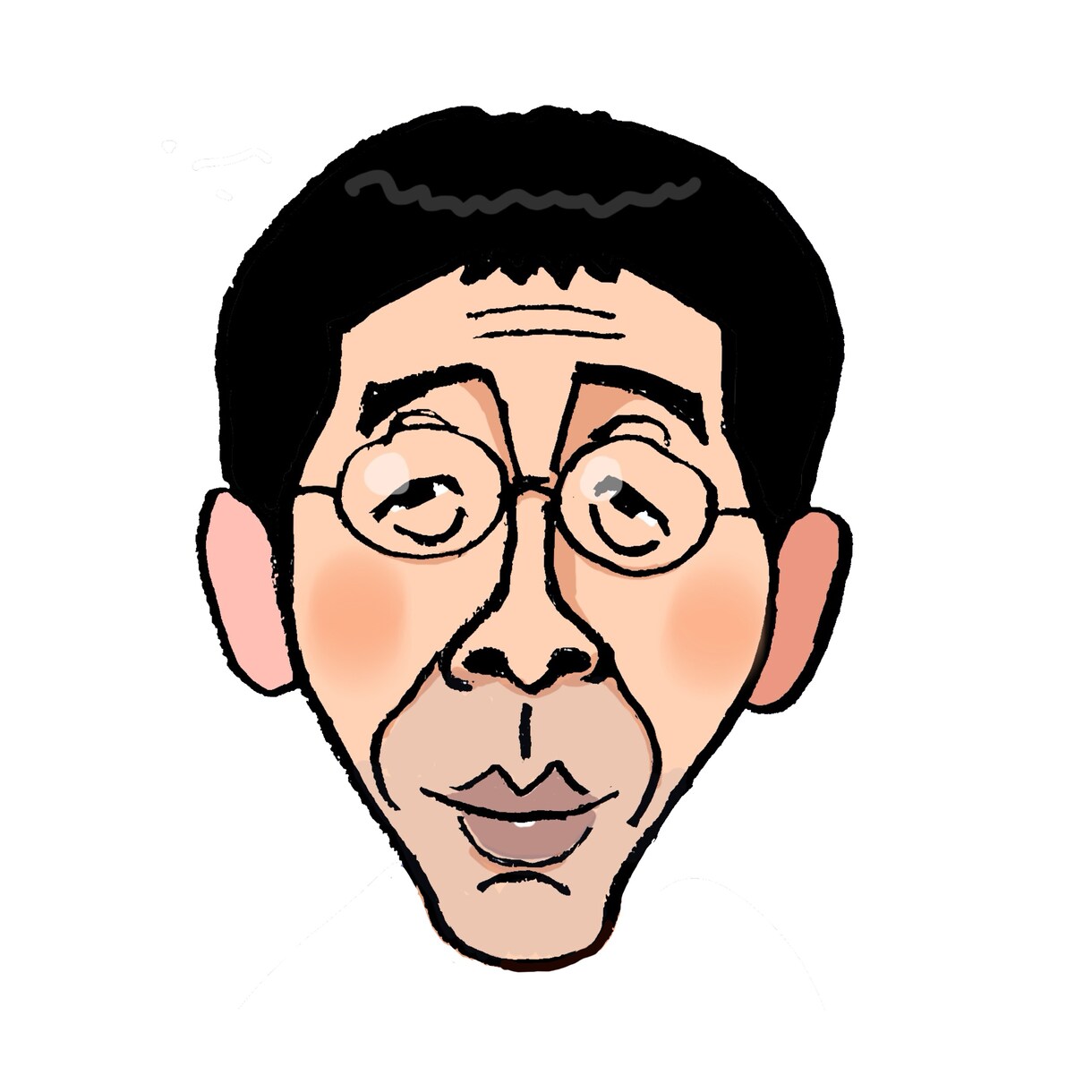 シンプルなカラー似顔絵をお描きします SNSのプロフィールアイコンに最適！名刺にもどうぞ。 イメージ6