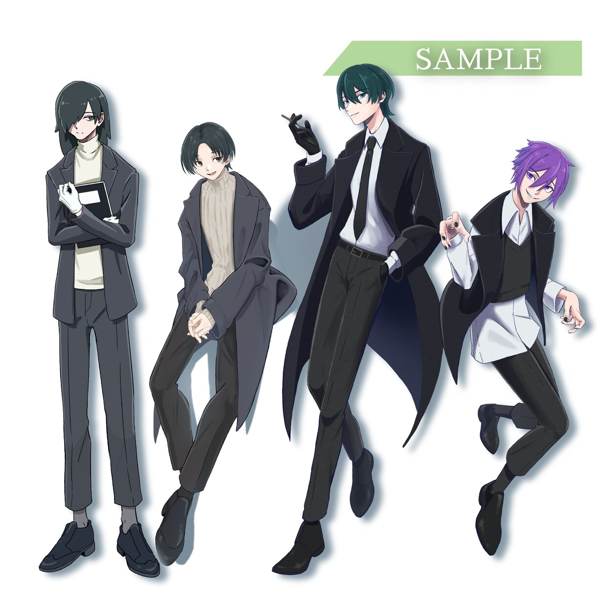 自分だけのかっこいいキャラクターを描きます TRPG、ゲーム、動画、自分だけのアバターなどの立ち絵 イメージ8