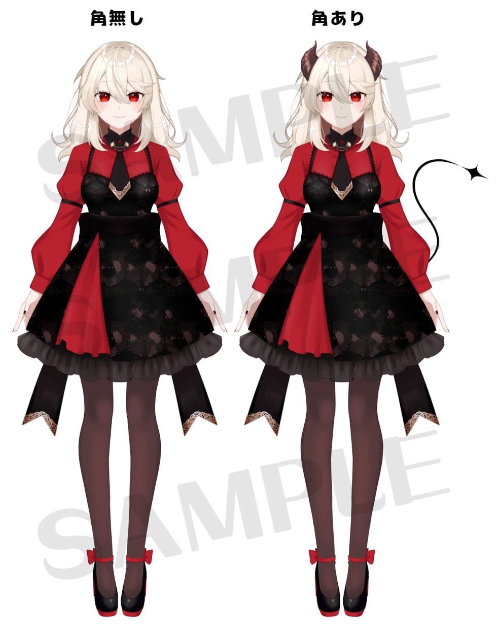 Vtuber向け凡用女の子モデル販売します 表情差分立ち絵、Live2Dデータ込の金額です。 イメージ2