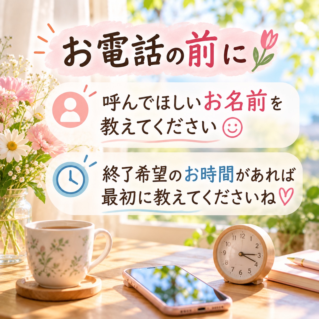 無言の時間も怖くない！お話ゆっくりお聴きします 誰かとつながりたいあなたへ☆ホッとする時間を過ごしましょう イメージ9