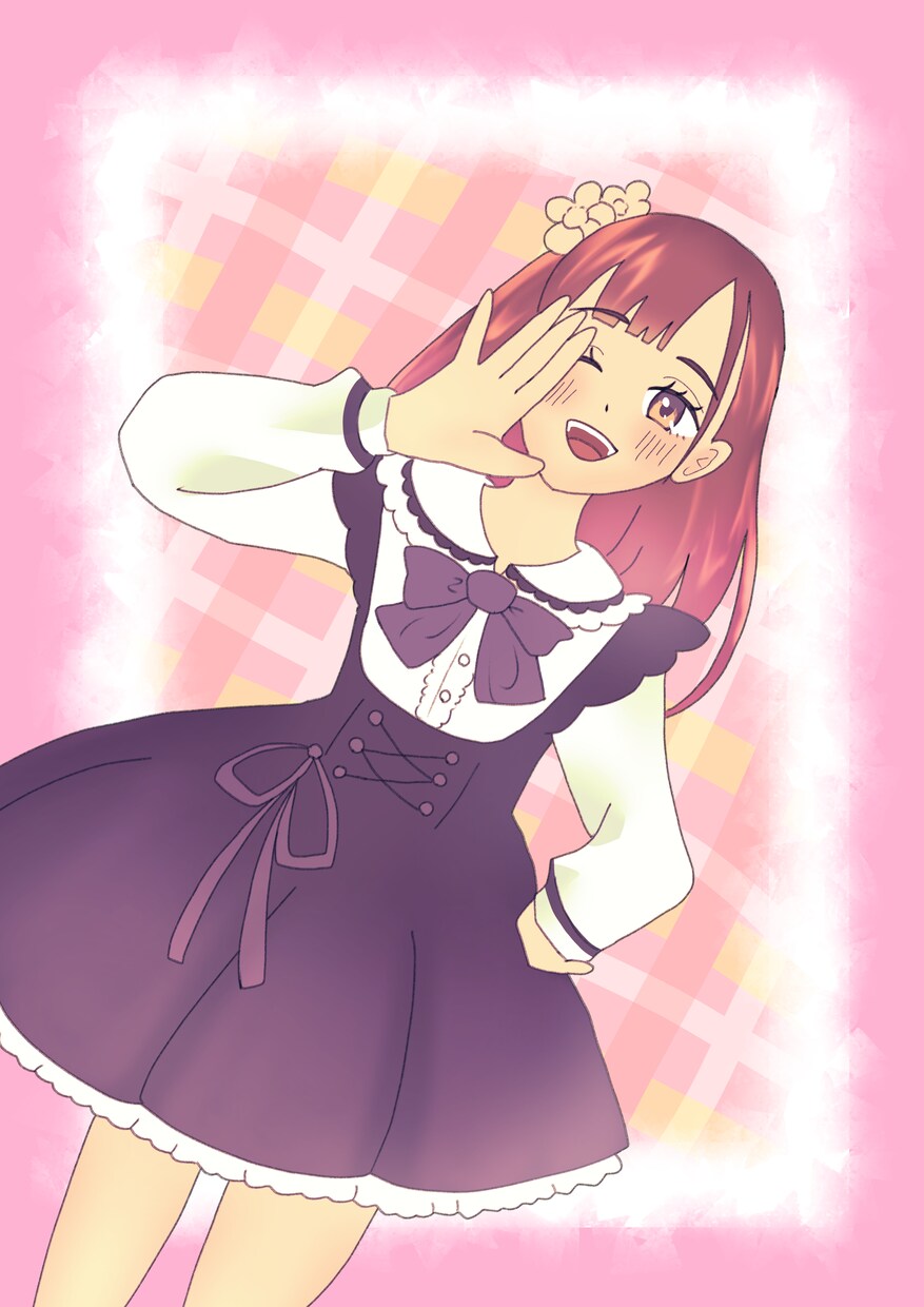 キャラクターの一枚絵を描きます 美しい光に包まれたキャラクターを、あなた好みの絵柄で。 イメージ7