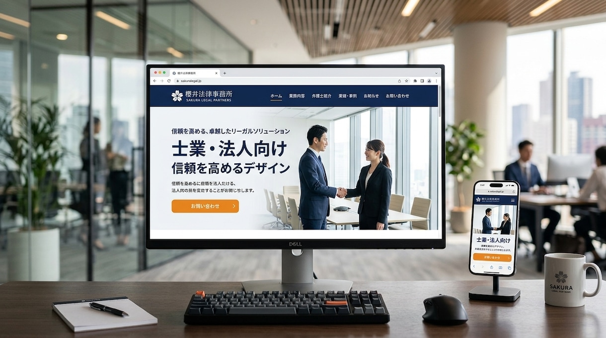 高品質なコーディングで制作洗練されたHPを作ります 初めてでも安心！仮サイトで確認後の購入OK、納品後もサポート イメージ3
