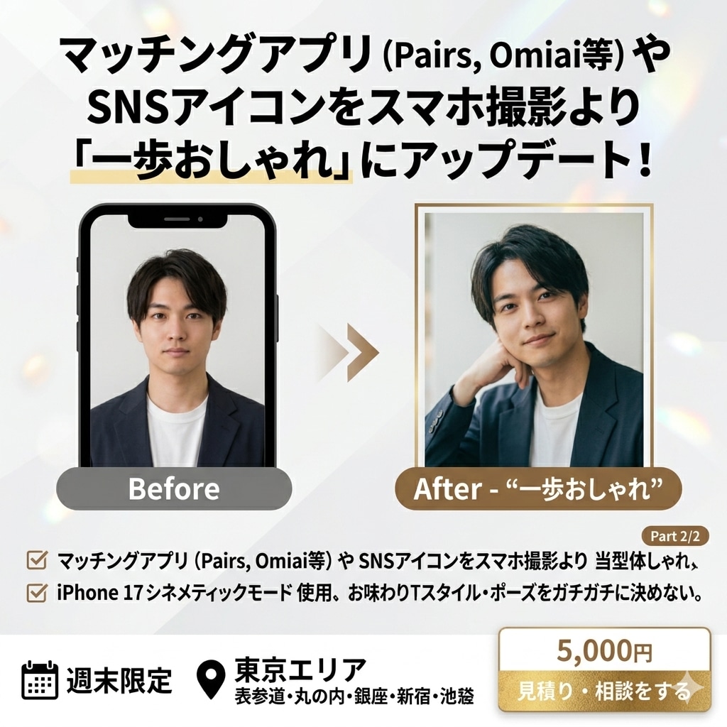 エモい日常光で自然体ポートレート撮影します SNS・マッチングアプリに！即日スピード納品いたします イメージ2