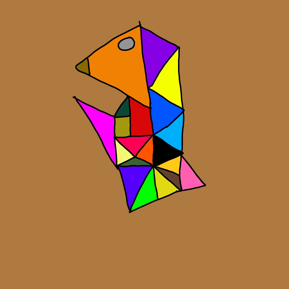 絵を飾りたい方はおすすめします 砂漠と君の異なる視線 アートなのでは無いでしょうか イメージ1