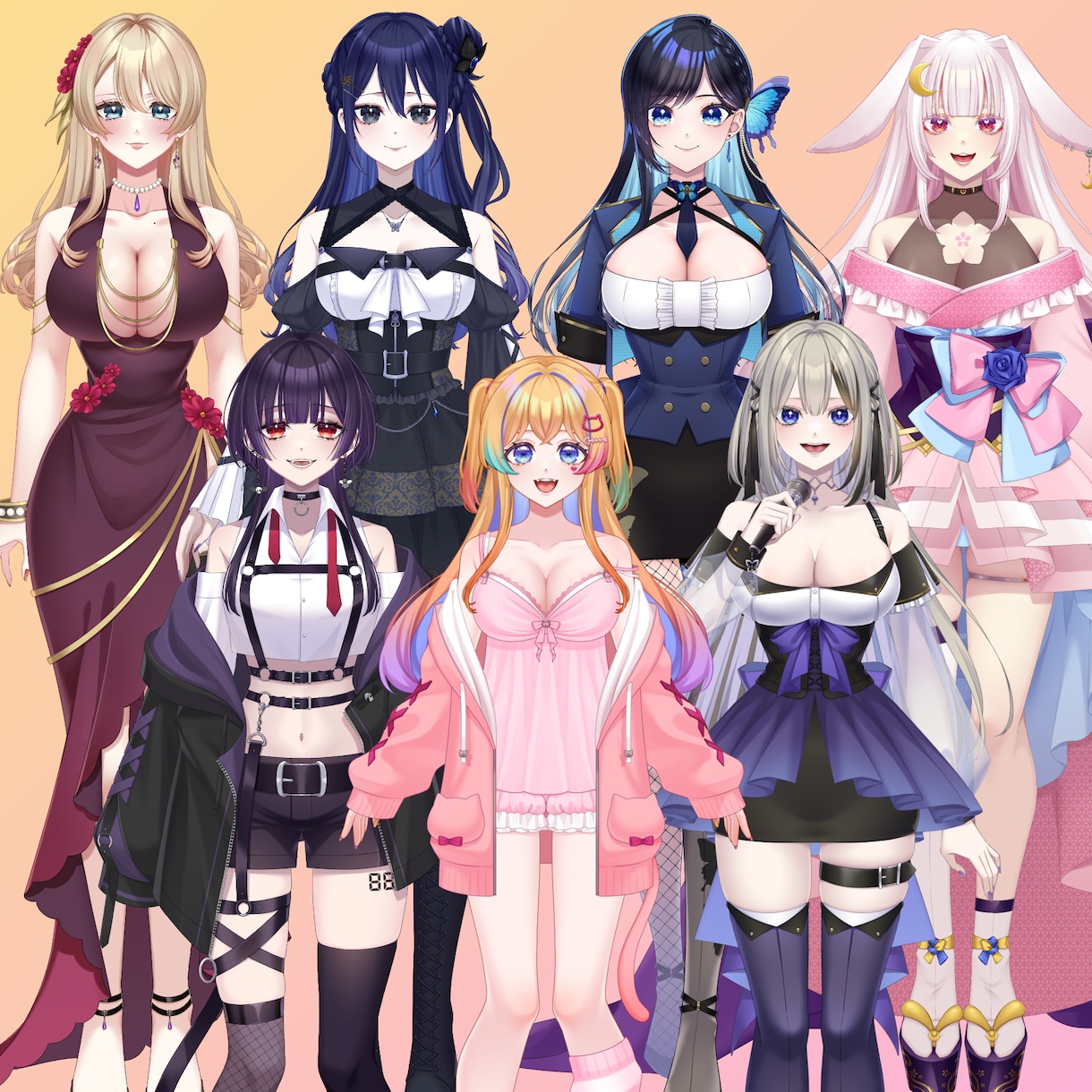 VTuberモデルを制作いたします 漠然としたイメージからでも、愛されるモデルを！ イメージ4