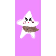 キャラクター『ほしこちゃん』グッツ販売します 『ほしこちゃん』キャラクターステッカーを作りました。 イメージ1
