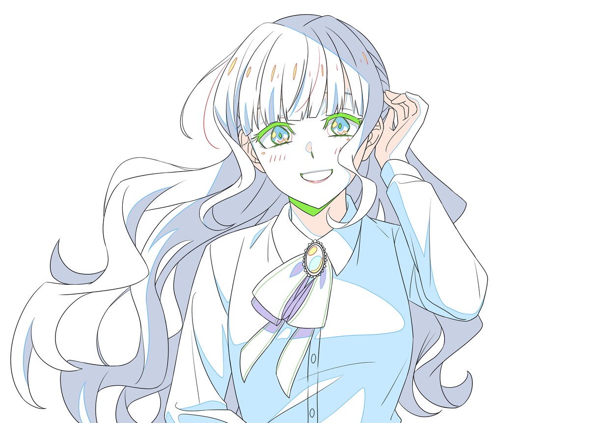 アニメ原画風イラスト制作いたします アニメーター歴あり！綺麗な線画を提供します イメージ7