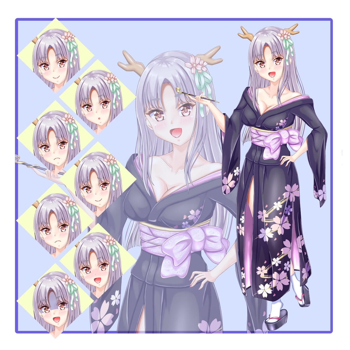 TRPGなどに使える龍人少女の立ち絵販売します すぐに使える立ち絵をお求めの方にオススメ イメージ1
