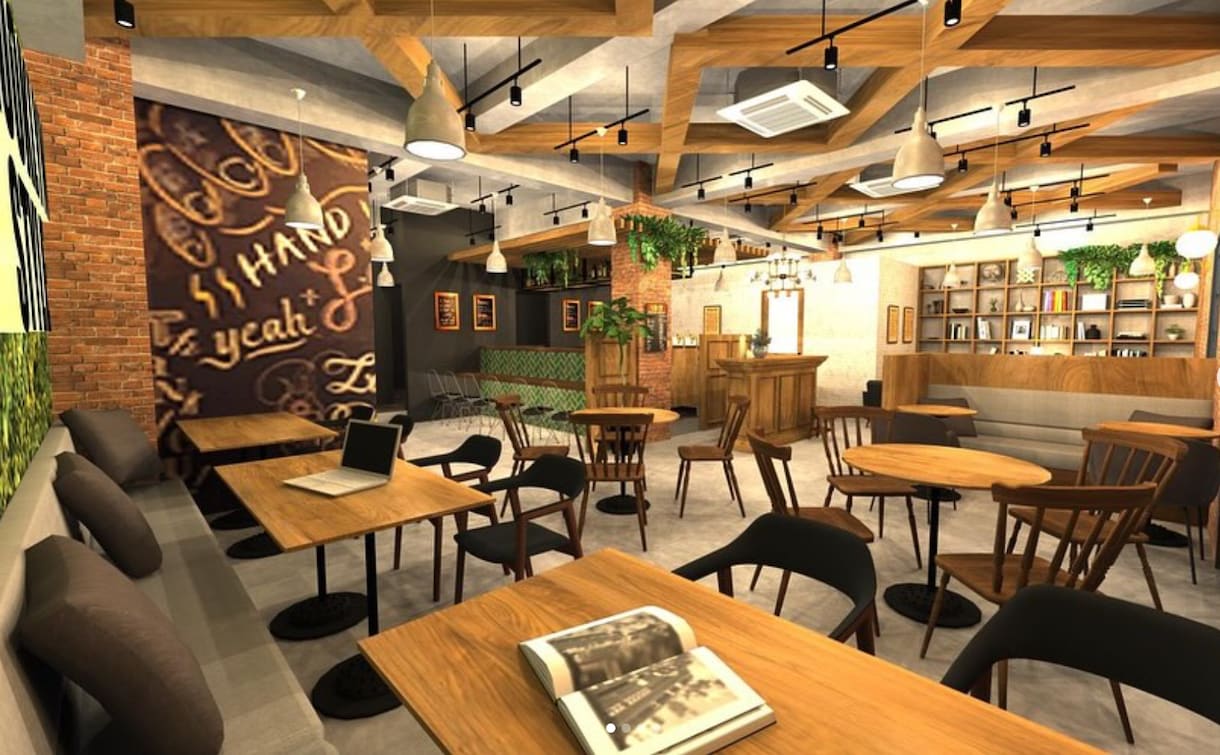 店舗やオフィスのデザイン、3Dパースを作成します 格安でお店のデザイン、店舗設計や内観外観パースを作成します！ イメージ2