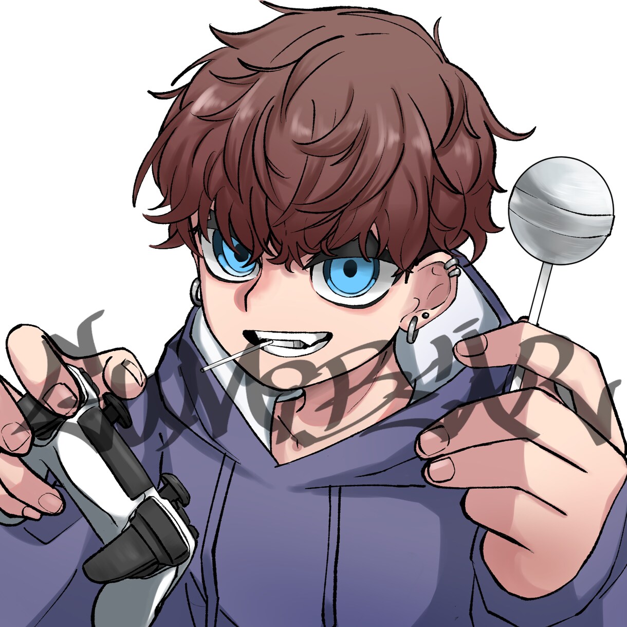 アイコン描きます ポップな絵柄のアイコン用のイラストを描きます! イメージ1