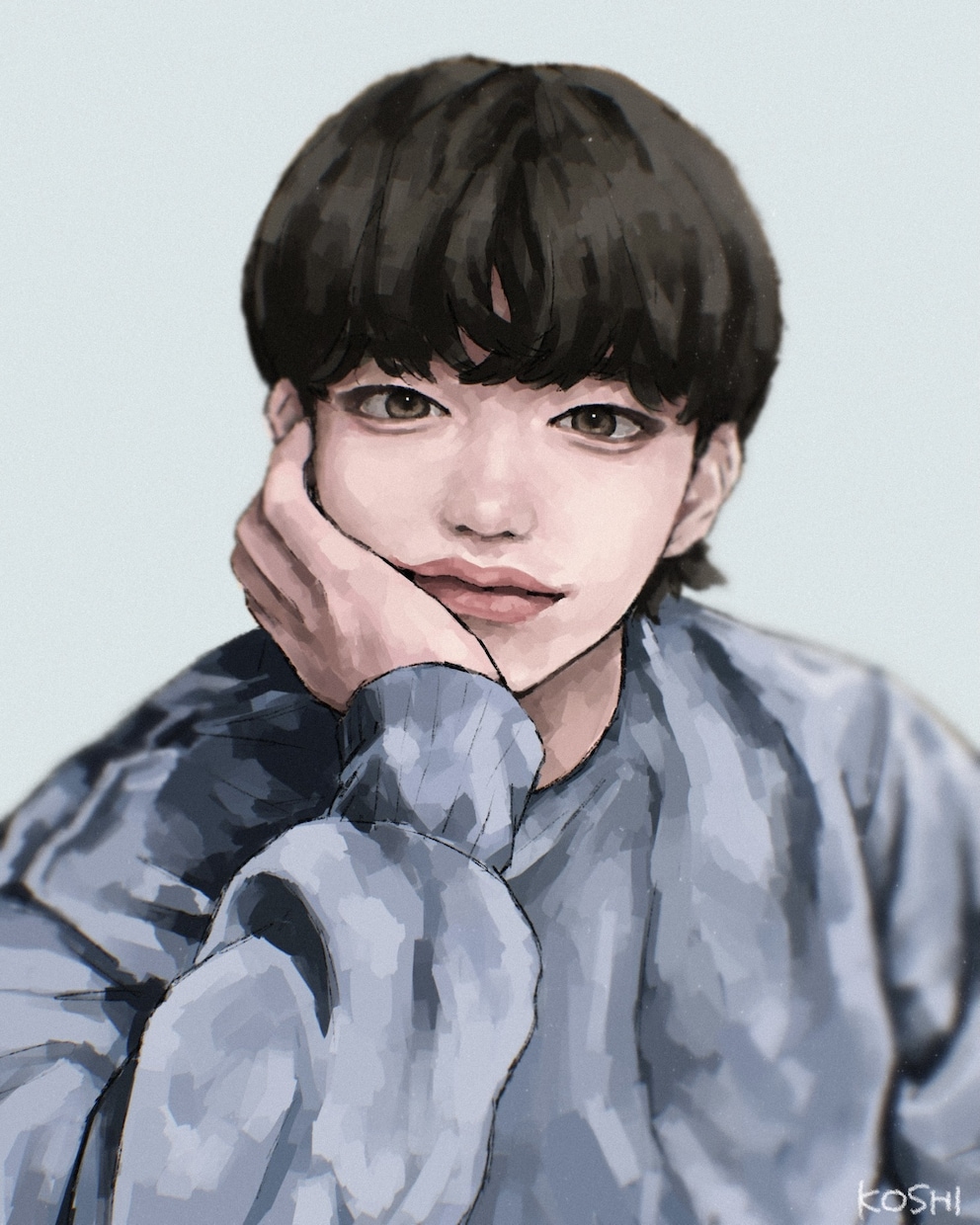 写真を元に雰囲気あるイラストを描かせていただきます SNSのアイコンやプレゼントなどに！ イメージ4