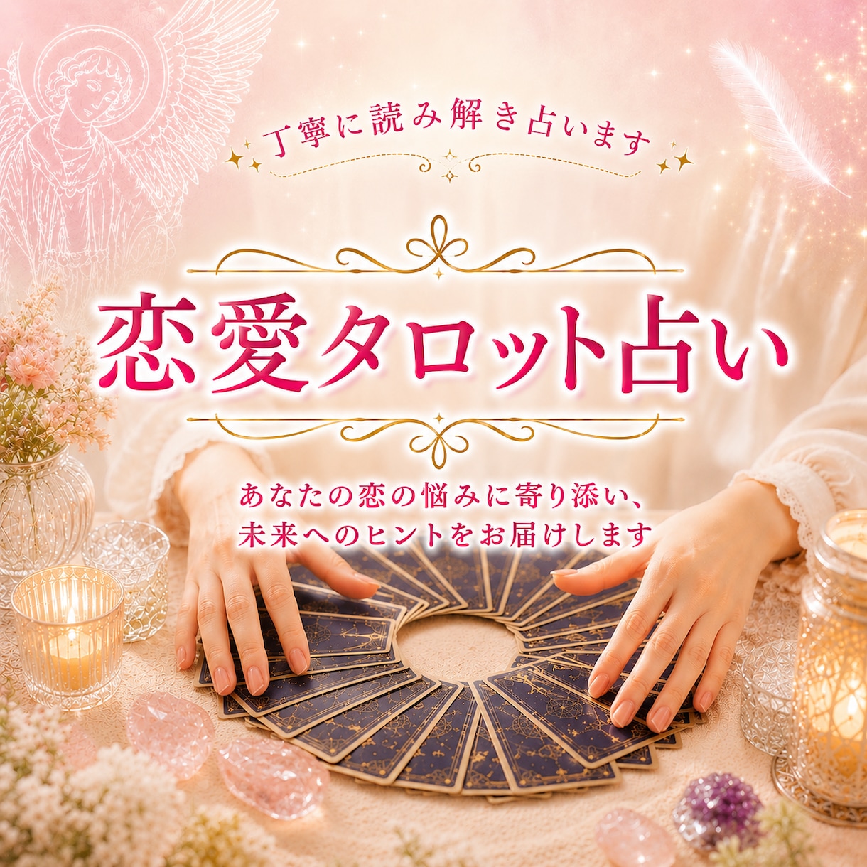 19時までの受付で当日中に回答いたします 復縁・片想い・複雑愛・お付き合いのお悩みを丁寧に占います♡ イメージ1
