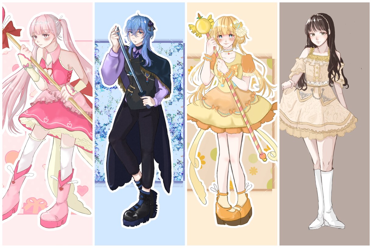 アイコン、イラストオーダー承ります 依頼受注経験有/低価格高クオリティなイラストをお求めの方に イメージ2