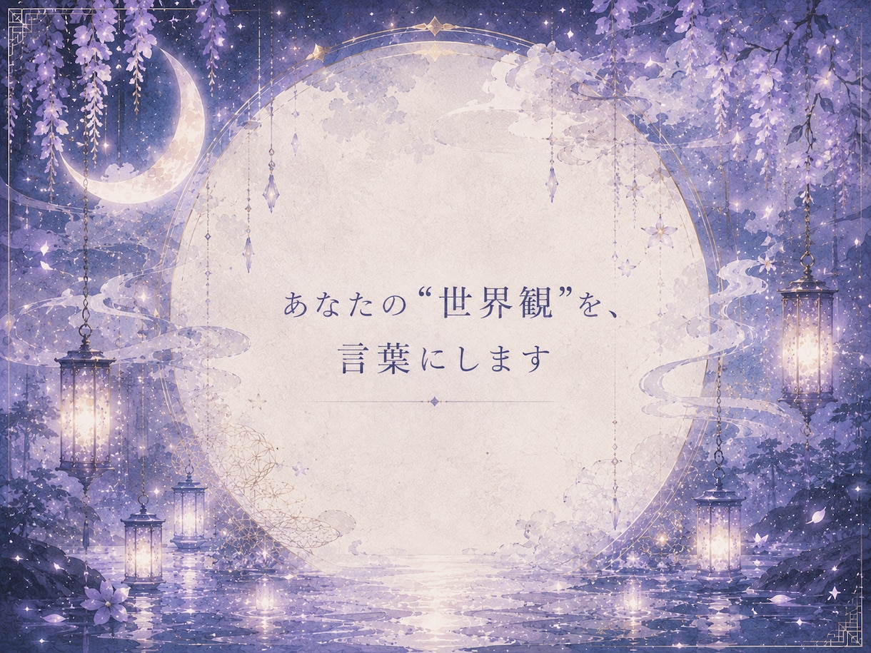 和風幻想・儚い世界観のキャッチコピー作ります あなたの“世界観”を、言葉にします。 イメージ1
