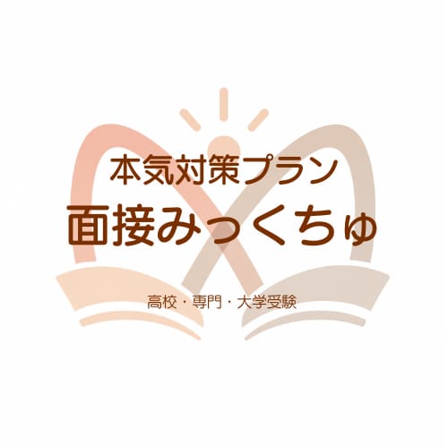 本気対策｜高校・大学入試★面接対策/練習します 最大5回パック！【国語の教員免許取得★塾講師経験有】 イメージ1