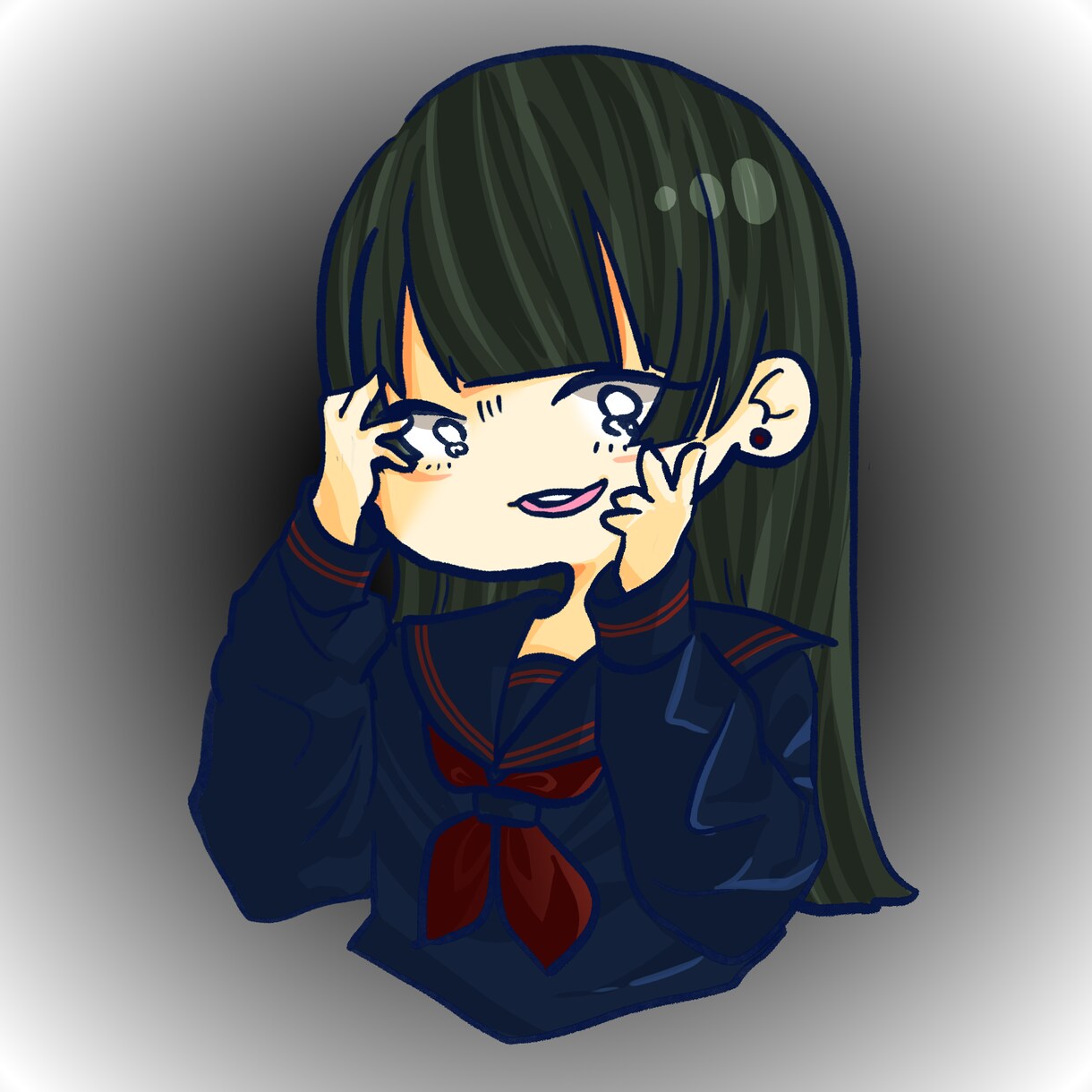 かわいいデジタルイラスト作成します うるうるお目目のかわいいイラストです イメージ4