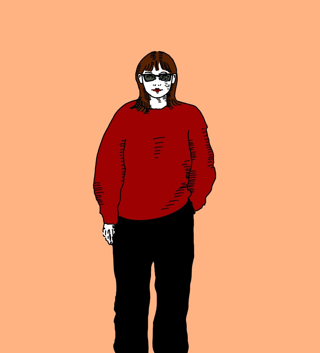 モダンポップな可愛いイラストやロゴを描きます モダン風のポップさとどこか死んだ魚のような目が特徴のデザイン イメージ4
