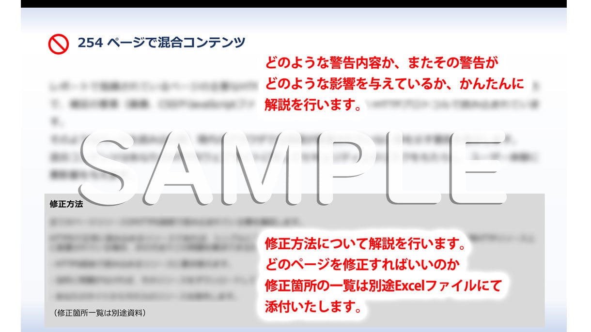 SEO対策に！ホームページ診断レポートを作成します PDF50ページからなる修正アドバイス付き イメージ3