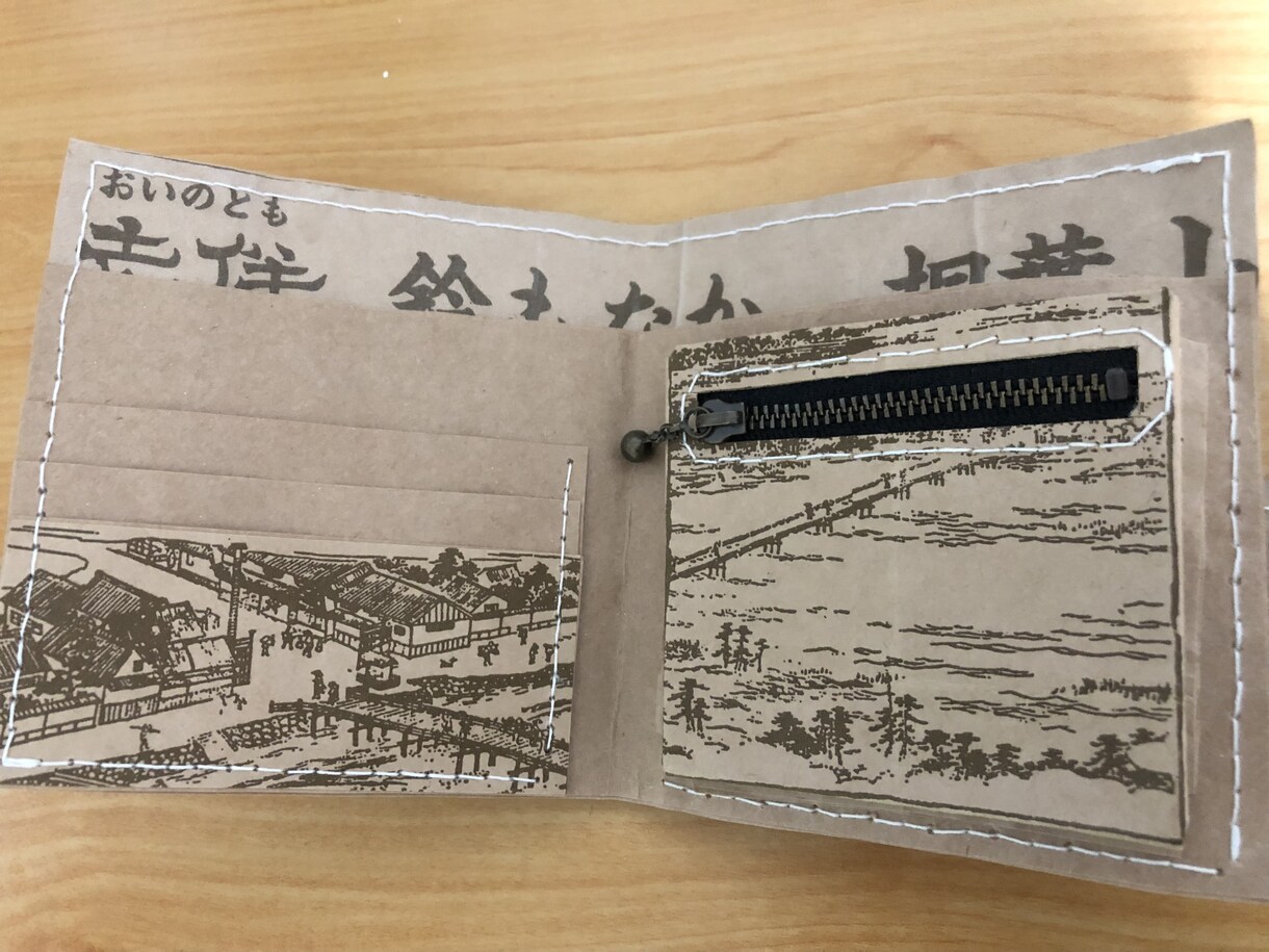 お気に入り紙袋で財布つくります 捨てられない紙袋から財布やポーチを作りませんか？ イメージ6