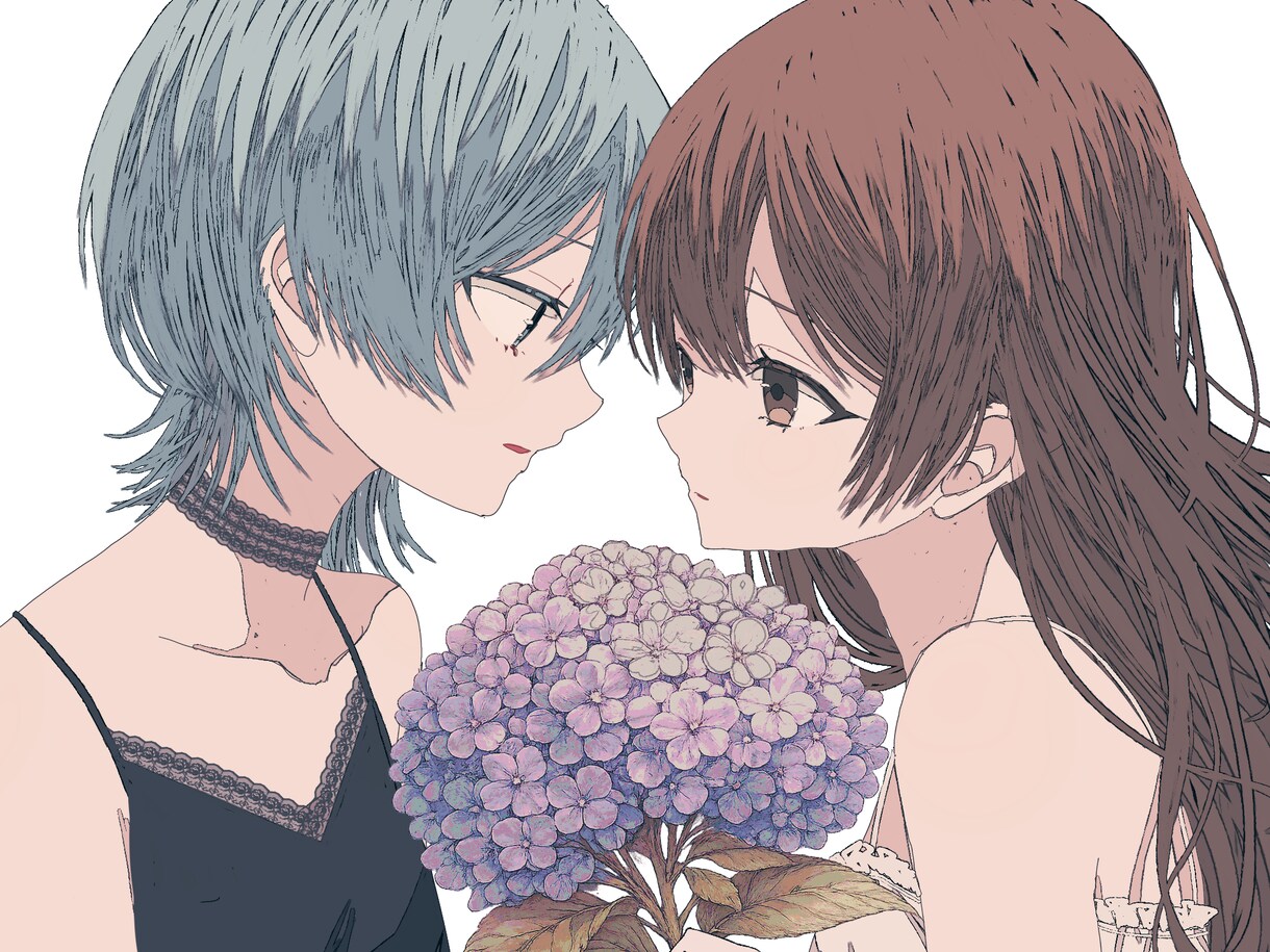 雰囲気のあるイラスト作成いたします アイコンから1枚絵まで丁寧にお描きします♪ イメージ1