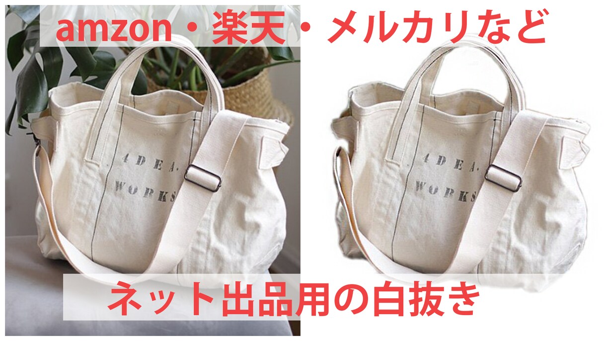 画像の加工・合成・切り抜きなど致します 面倒な加工お任せください。白抜き・透過・色調補正・合成など イメージ1