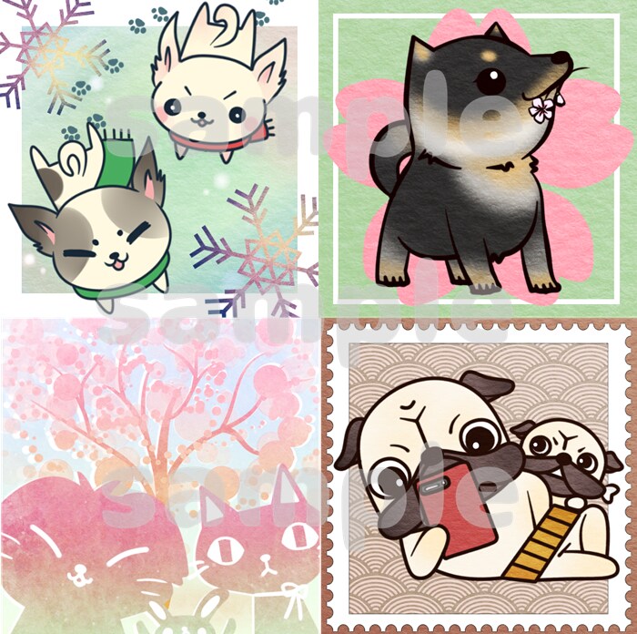 動物や人間キャラのデフォルメイラスト描きます ＳＮＳのアイコンなどを描かせてください！ イメージ5