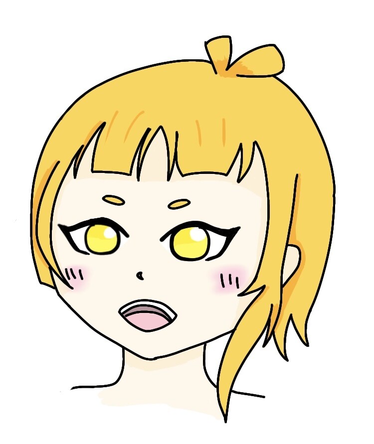 線あり　2〜4キャラ　描けます 生首で4キャラまで上半身(腰あたりまで)ありで2キャラまで イメージ3