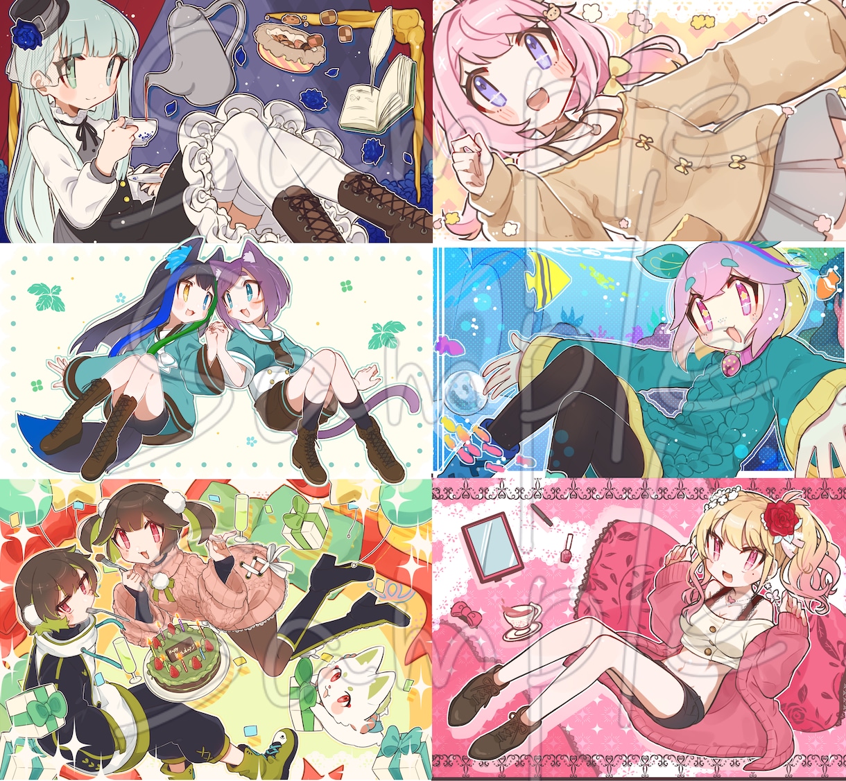 背景込みの一枚絵製作致します 特徴的なデザインが欲しい方向け イメージ4