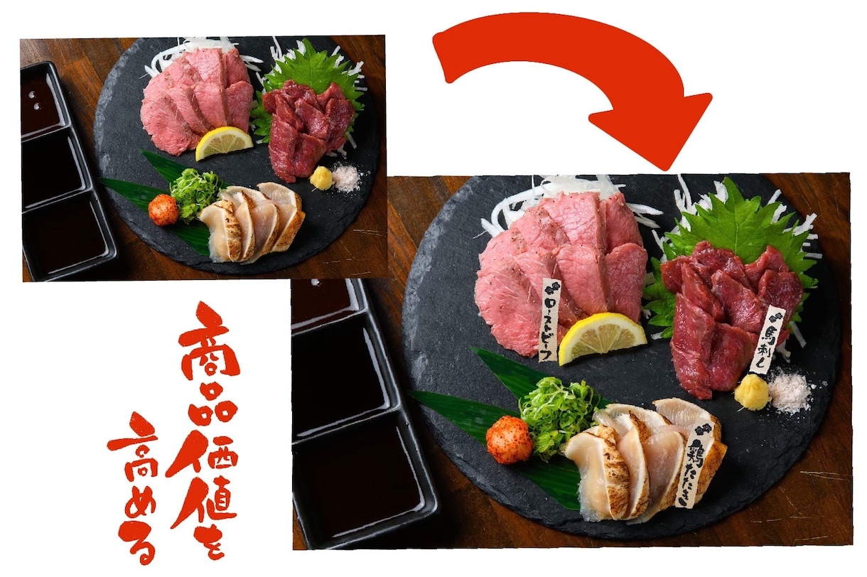 魚札や肉札の印刷用シート作成します 居酒屋さん、焼肉屋さんの付加価値アップの即戦力として。 イメージ2