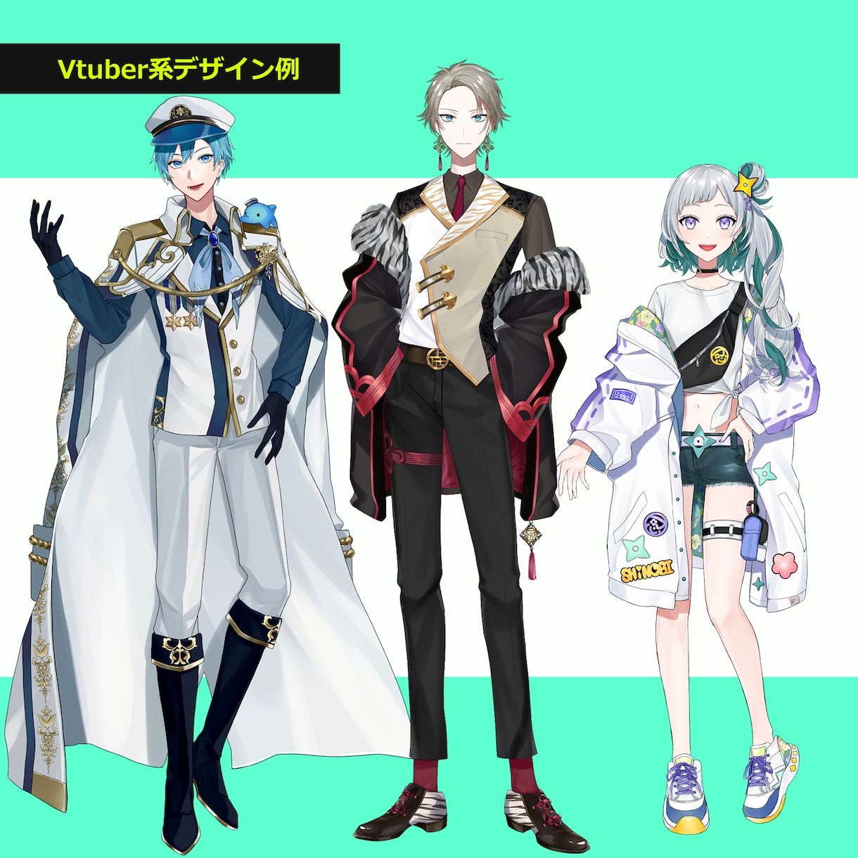 VtuberやTRPG等のイラスト制作承ります Live2Dイラスト、TRPG、ゲーム等ご対応致します！ イメージ4