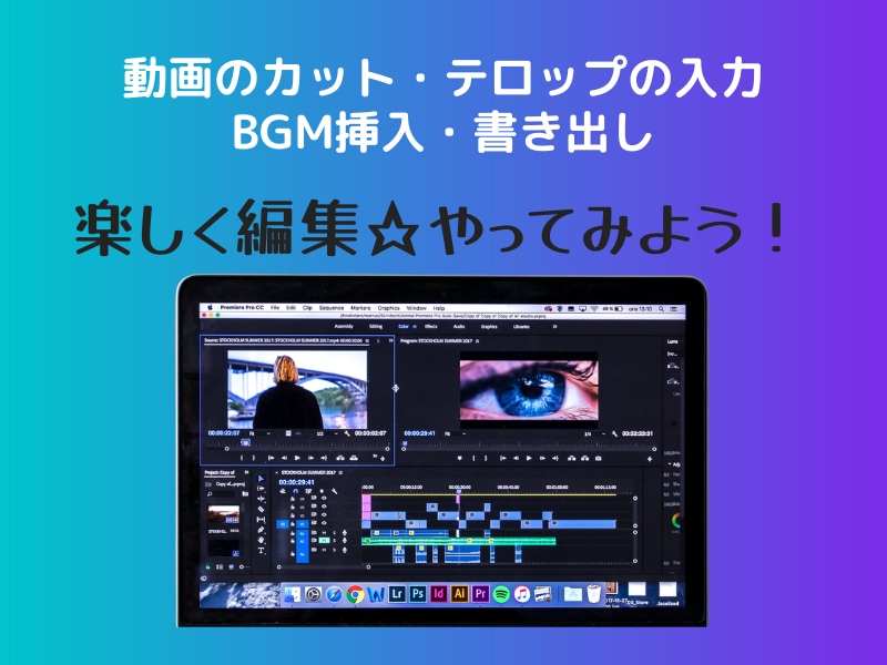 プレミアプロ入門/今日から動画編集者になれます カットやテロップ挿入など動画編集の基礎がわかる！できる！ イメージ2