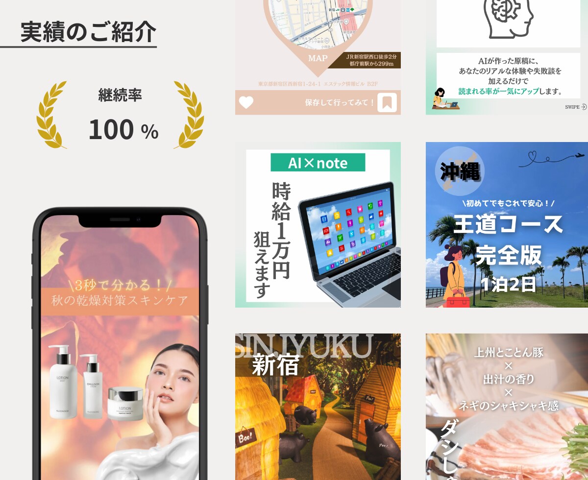 半額モニター 【限定3社】インスタ運用代行します 1ヶ月徹底設計＆PDCAでプロが「ほぼ丸投げ」で伴走する イメージ2